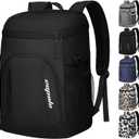 Capolo Cooler Backpack 30/45 Cans, Insulated Thermal Bag Beverage Soft Cooler Lunch Camping Travel Picnic Hiking for Men Women (White)