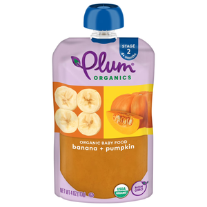 Plum Organics - 12+ Months Organic Baby Food Variety Pack - 3 Flavors - Non-GMO - Fruit & Veggie Blends On-The-Go Pouches for Baby and Toddler Meals - Quality Tested Ingredients - 4 oz (Pack Of 18) Best By 2026/05/21