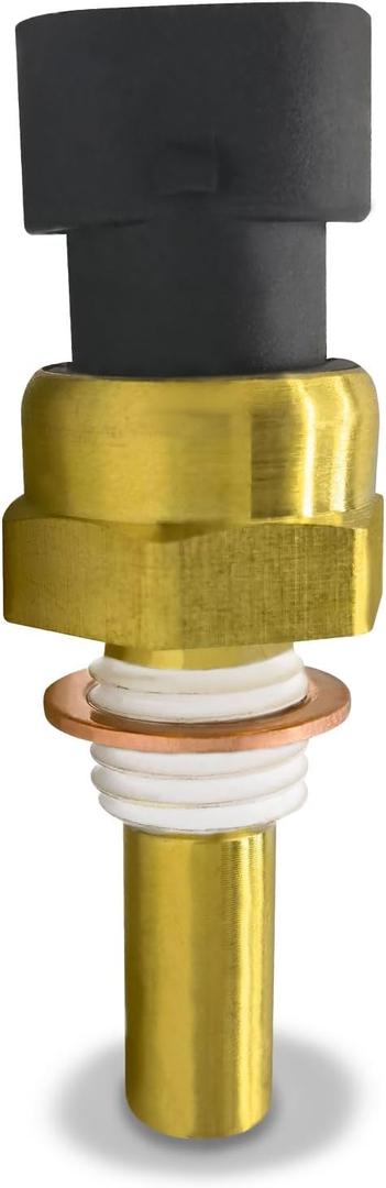 Engine Coolant Temperature Sensor, 12608814 213-4333 15326388 19236568 Compatible with Chevy Cavalier Cobalt Equinox Express Silverado 1500 2500 HD 3500 GMC Sierra Pontiac G5 Saturn (Gold)
