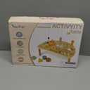 Activity Table for 1 Year Old, Montessori Toys for 1 2 Year Old Girls Boy Gifts, 8 in 1 Wooden Sensory Play Table for Toddler 1-3, Learning Toys for Baby 12-18 Months 1st Christmas Birthday Gifts