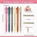 Thenshop 12 Sets Book Lover Gift Include Librarian Inspirational Spiral Notebook Pen Bulk Book Club Gift Reading Journal Librarian Gifts for Women Reader Teacher Bookish bookworm (Bright Color)