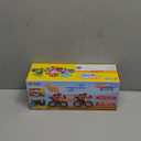 JOYIN 3 Pack Monster Truck Toy - Motion Activated Light Up Cars for Toddlers - Monster Glow Rover LED Wheels - Baby Boy Toys - Press and Go Dinosaur Trucks for Kids Valentines Day Boy Birthday Gifts