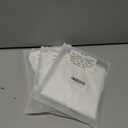 3 x Women's Lingerie Sexy Fishnet Minin Dress Glow in the Dark Lingerie DIY Babydoll Halter Chemise Valentine's Day (White)