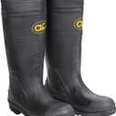 CLC Custom Leathercraft Climate Gear R230 Over The Sock Black PVC Rain Boot Size 11