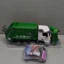 2.4G RC Garbage Truck Toy with Lights - 6 Channel Remote Control Waste Management Garbage Truck with 2 Rechargeable Batteries, Kids Recycling Toys, Excellent Xmas Gifts for Boys Girls 3-8