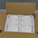 LE TAUCI Ramekins 4 OZ Oven Safe, Creme Brulee Ramekins, Pudding Custard Cups Souffle Ramiken, Dipping Sauce Dishes, Ceramic Ramekin Bowls Set of 6, White