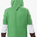 Ya-cos Adult Cosplay Hoodie Hooded Coat Zipper Jacket Green Sweatshirt Costume Outfit
Size S