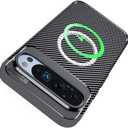 for Pixel 10 Pro XL Case Compatible with Pixelsnap & MagSafe, Luxury Carbon Fiber & Flexible Silicone Bumper Cover Magnetic Rugged Slim Fit Grip 4 Corners Rubber Shockproof (Black)