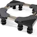 oiikain Adjustable Mini Fridge Stand with 8 Heavy-Duty Legs - 16-27 Inch Universal Base for Refrigerators, Washing Machines & Dryers