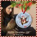 2 x KILYHOME Sloth Dancing Christmas Ornament 2025 - "Its Beginning to Look a Sloth Funny Ornament, Cute Animal Holiday Keepsake - Xmas Tree Hanging Decoration, Idea for Animal Lovers