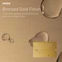 Moen Inara Bronzed Gold Handshower and Rainfall Shower Head with Lever Handle, Tub Spout, and Metal Hose, 84041BZG