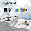 LC501XL Ink Cartridges High Yield Compatible Replacement for Brother LC501XL LC501 XL LC501 Ink Cartridges use with MFC-J1260DW MFC-J1360DW MFC-J1410DW Printer (Black, Cyan, Magenta, Yellow, 4 Pack)