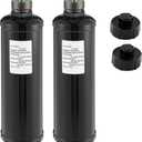 Tuanse 2 Pcs 34724 A/c Recycling Driers Filter Compatible with Refrigerant Recovery Injection Machine, A/c Recovery Machine Filter Replace 34724 Receiver Drier for 17700-2k Series