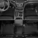 Floor Mats for Jeep Grand Cherokee 2011-2021 & 2022 (Not for WL), All Weather Floor Mats Trunk Cargo Liner with Backrest Protectors and Door Sill Guards Accessories, Full Coverage Set