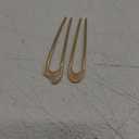U-Shaped Hair Pins Metal Vintage Hair Sticks French Hair Pin Hairstyle Chignon for Women, 2PCS-Style 1 (C.Gold Color)