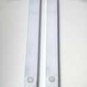 2-Pack, 8-Inch, LED Motion Sensor Cabinet Light, USB Rechargeable, Magnetic Mount, 120 Detection, White