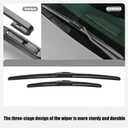 26"+20" OEM SightLine Hybrid Wiper Blade Replacement For Toyota Highlander 2019-2008 Camry 2024-2018 Avalon 2022-2019 Sienna 2024-2021/Dodge Grand Caravan 2022-2008 /Ford Edge Windshield Wipers