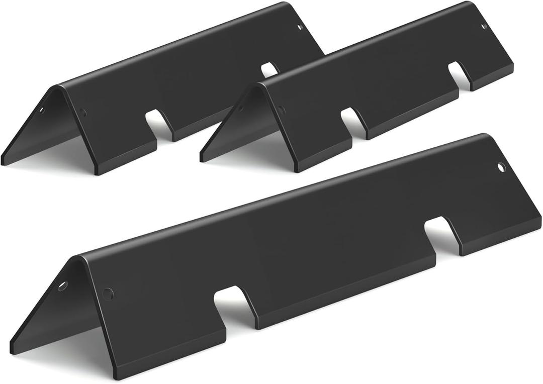 7635 & 67045 Upgraded Flavorizer Bars for Weber GS4 Spirit II E-210 210 200 Grill Parts, Spirit E/S-200 210 220 Part Replacement, Full 16GA Porcelain-enameled Flavor Bar 15.3, GS4 Flame Guards 3 Pack