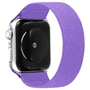 Solace Bands Paladin Loop Smart Watch Band - Compatible With All Apple Iwatch Series - Sportswear Smart Watch Band For Men & Women - Comfort & Durable (38/ 40/ 41MM - S, Purple)