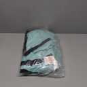 Drawstring Backpack, Waterproof Sandproof Beach Backpack for Sport Gear Small Gym Bag with Hidden Ball Net Pocket and Seperated Wet Pocket Draw String Back Bag for Women Men, Green