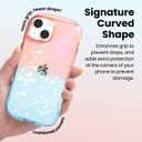 iFace Ombre Clear Case with Grip for iPhone 14 Pro (6.1") [Look in Lolly Series] Shockproof Transparent Gradient Color Protective Cover [Drop Tested] [Wireless Charging Compatible] - Lemon Sapphire