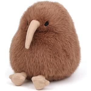 ABEARCAR Kiwi Plush Bird Stuffed Animal Little Kiwi Stuffed Plush Toy - Realistic 4.5 inch Kiwi Plushie Christmas Birthday Valentine's Day Gift for Kids Girlfrends