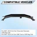 Front Fuel Tank Support Crossmember Compatible with 2007-2014 Chevy Silverado 1500 GMC Sierra 1500 Regular Cab