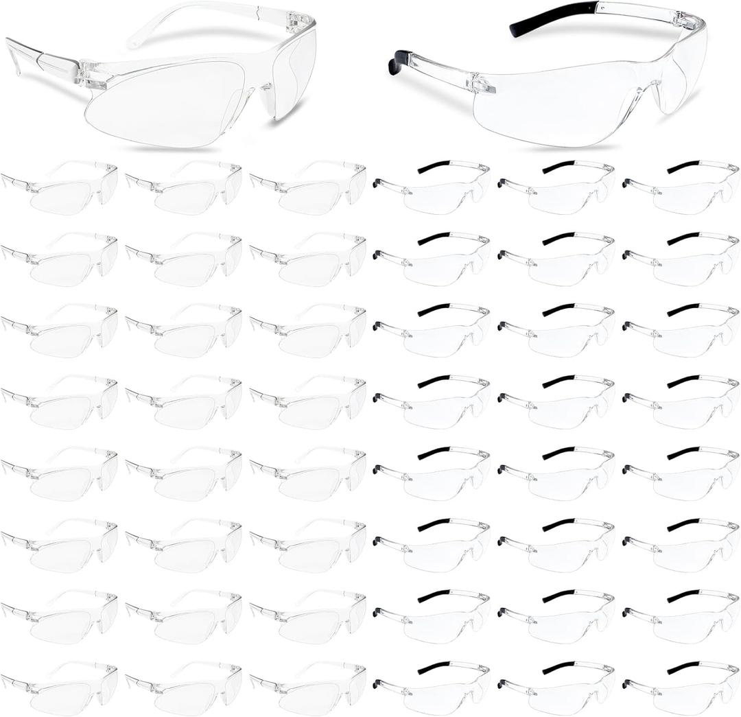 JDHXBMW Safety Glasses for Men Women ANSI Z87 UV Protective Eyewear Bulk Lab Goggles