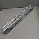 4 x Window Privacy Film with Cutting Grid, Non-Adhesive Stained Glass Window Film Decorative, Static Cling Privacy Window Film (Leaf Rainbow,17.5 X 78.7 inch)