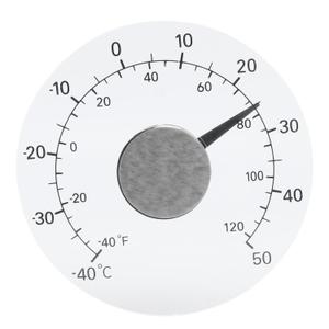 Window Thermometer, Outdoor Thermometer Temperature Gauge for Patio Outdoor Stick Adhesive Transparent Dial Wall No Battery Needed Waterproof Accurate Readings for Home Patio Yard Glass