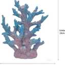 Etlemonde Beach Coastal Decor Coral Reef Home Decor Coral Statue Sculpture Home,Desk,Bathroom,Desktop Shelf Statue,Marine Themed Gifts (Gradient Cyan Coral)