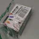 PREXTEX Christmas String Lights with Green Wire - 100 Count, 20 Ft Multicolored Christmas Tree Lights for Xmas Decorations Indoor and Outdoor - Incandescent String Light for Patios, Fences, Holidays