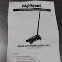 AV Steel 3 Ton Floor Jack (6600 lbs), Heavy Duty Hydraulic Jack for Car, Heavy-Duty Floor Jack with Single Piston Pump, Quick Lift Car Jack 3 ton with Lifting Range 5.5'' to 18.5''