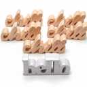 Decorative “Chill” Word Signs, Glossy Ceramic-Style Tabletop Decor, set  of 6 pack