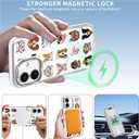 for iPhone 17 Case, Clear with Cute Pet Dog Pattern Compatible with Magsafe Soft Protective Case for Women Girl (White)