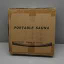 Smartmak Portable Sauna Tent, Foldable One Person Full Body Spa for Detox Therapy Without Steamer - Grey (Gray)