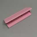 Adjustable 6-Hole Punch - Metal Hole Puncher for A4/A5/A6, Personal & Pocket Planners - 6-Ring Binder Puncher 6-Sheet Capacity, Non-Slip Base, with Ruler & Hole Guide (Pink)