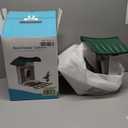 SEHMUA Bird Feeder with Camera-No Subscription Required for AI Identifies Bird Species, 6W Solar Powered Smart Bird Feeder, 2K HD Live Video View, Instant Bird Arrival Alerts for Outdoor Backyard (Blue)