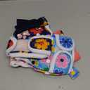 Pet Soft Dog Diapers Female with Suspenders, 3 Pack Reusable Female Dog Diapers for Heat, Dog Period Panties for Doggie in Cycle(X-Small, Floral)