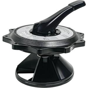 SPX0715BA3 Key Cover and Handle Assembly Compatible with Hayward Vari-flo 2-inch Multiport Valves SP0716, SP0715. SPX0715BA3 is compatible with Pro Series Top-Mount Sand Filter Models S220T2, S270T.