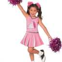 Morph Cheerleader Costume For Girls, Kids Cheerleader Outfit, Halloween Cheerleader Dress, Cheerleading Uniform (Medium)