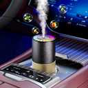 Car Air Freshener, Car Fresheners Long Lasting, Auto On/Off, 3 Adjustable Modes for Custom Scent Intensity, 150mL Large Capacity, Diffuser with RGB Music Syncing Light (Cologne)