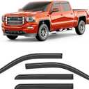 Window Rain Guards for Chevy Silverado/GMC Sierra 2014-2019 Crew Cab
