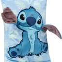 Jay Franco Disney Lilo and Stitch 3D Snuggle Pillow - Super Soft Blue Plush Pillow - Measures 15 Inches