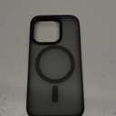 TORRAS Ultra Magnetic for iPhone 15 Pro Case, [3X Military-Grade Drop Tested] [Compatible with MagSafe], Shockproof Translucent Durable Slim Protective Anti-Scratch Anti-Fingerprint, Black