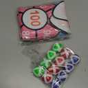 Easter Games for Kids, Large Easter Basket Essentials Dart Board Toy Gifts for Kids Family Teens Boys Girls Toddlers, Happy Party Decorations Centerpieces Party Favor with 12 Stick Balls