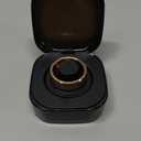 Milavan Smart Health Ring 2.0 for Women Men, Slim Scratch & Fingerprint Resistant Design, Efficient Chip Fitness Tracker, Warm Gold Size  9