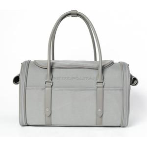 Soft-Sided Pet Carrier for Cats and Small Dogs  Stylish, Airline-Approved Travel Bag with Mesh Ventilation, Collapsible, Removable Pad and Safety Leash, Fits up to 16 lb (Steel Grey)