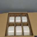 famiware Star Cereal Bowl Set, Soup Bowls Set of 6, Double Reactive Glaze, Stackable, 23 oz Deep Bowls Suitable for Cereal, Popcorn, Oatmeal, Dessert - Dishwasher and Microwave Safe, Cappuccino White