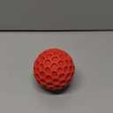 DISSKNIC Indestructible Squeaky Dog Balls for Aggressive Chewers, Interactive Dog Toys for Aggressive Chewers for Relieving Anxiety, Dog Chew Toy Balls for Small Medium Large Dogs, Outdoor Dog Toys (Red)